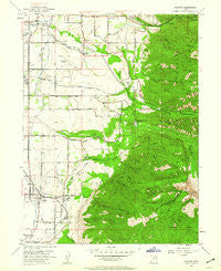 Draper Utah Historical topographic map, 1:24000 scale, 7.5 X 7.5 Minute, Year 1952