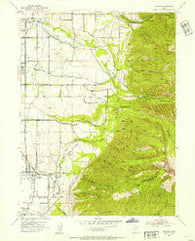 Draper Utah Historical topographic map, 1:24000 scale, 7.5 X 7.5 Minute, Year 1952