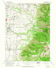 Draper Utah Historical topographic map, 1:24000 scale, 7.5 X 7.5 Minute, Year 1963