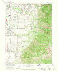 Draper Utah Historical topographic map, 1:24000 scale, 7.5 X 7.5 Minute, Year 1963