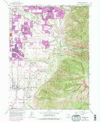 Draper Utah Historical topographic map, 1:24000 scale, 7.5 X 7.5 Minute, Year 1963