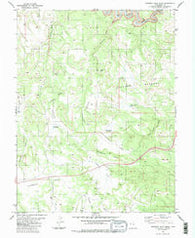 Drowned Hole Draw Utah Historical topographic map, 1:24000 scale, 7.5 X 7.5 Minute, Year 1983
