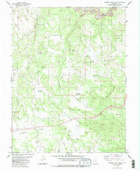 Drowned Hole Draw Utah Historical topographic map, 1:24000 scale, 7.5 X 7.5 Minute, Year 1983