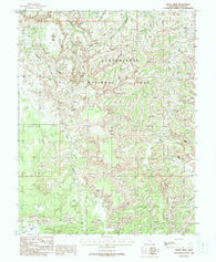 Druid Arch Utah Historical topographic map, 1:24000 scale, 7.5 X 7.5 Minute, Year 1988
