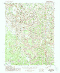 Druid Arch Utah Historical topographic map, 1:24000 scale, 7.5 X 7.5 Minute, Year 1988