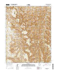 Druid Arch Utah Current topographic map, 1:24000 scale, 7.5 X 7.5 Minute, Year 2014