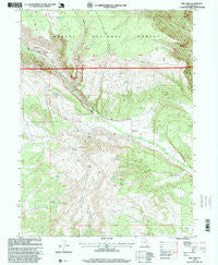 Dry Fork Utah Historical topographic map, 1:24000 scale, 7.5 X 7.5 Minute, Year 1996