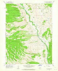 Dry Mountain Utah Historical topographic map, 1:24000 scale, 7.5 X 7.5 Minute, Year 1962