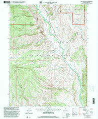 Dry Mountain Utah Historical topographic map, 1:24000 scale, 7.5 X 7.5 Minute, Year 1996
