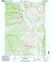 Dry Mountain Utah Historical topographic map, 1:24000 scale, 7.5 X 7.5 Minute, Year 1996