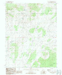 Dry Willow Peak Utah Historical topographic map, 1:24000 scale, 7.5 X 7.5 Minute, Year 1989