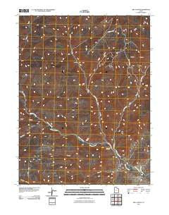 Dry Canyon Utah Historical topographic map, 1:24000 scale, 7.5 X 7.5 Minute, Year 2011