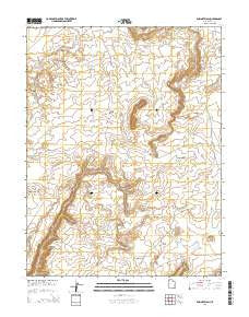 Dubinky Wash Utah Current topographic map, 1:24000 scale, 7.5 X 7.5 Minute, Year 2014