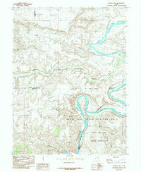 Duches Hole Utah Historical topographic map, 1:24000 scale, 7.5 X 7.5 Minute, Year 1985