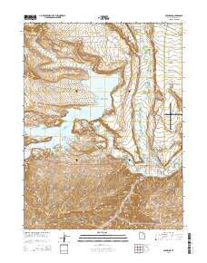 Duchesne Utah Current topographic map, 1:24000 scale, 7.5 X 7.5 Minute, Year 2014