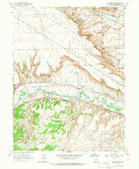Duchesne NE Utah Historical topographic map, 1:24000 scale, 7.5 X 7.5 Minute, Year 1964
