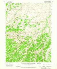 Duchesne SE Utah Historical topographic map, 1:24000 scale, 7.5 X 7.5 Minute, Year 1964