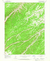 Duchesne SW Utah Historical topographic map, 1:24000 scale, 7.5 X 7.5 Minute, Year 1964