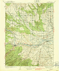 Duchesne Utah Historical topographic map, 1:125000 scale, 30 X 30 Minute, Year 1939