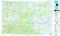 Duchesne Utah Historical topographic map, 1:100000 scale, 30 X 60 Minute, Year 1982