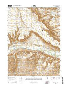 Duchesne NE Utah Current topographic map, 1:24000 scale, 7.5 X 7.5 Minute, Year 2014