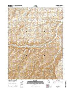 Duchesne SE Utah Current topographic map, 1:24000 scale, 7.5 X 7.5 Minute, Year 2014