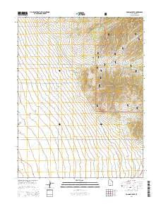 Duggins Creek Utah Current topographic map, 1:24000 scale, 7.5 X 7.5 Minute, Year 2014