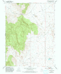 Dugway Pass Utah Historical topographic map, 1:24000 scale, 7.5 X 7.5 Minute, Year 1953