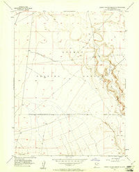Dugway Proving Ground SE Utah Historical topographic map, 1:24000 scale, 7.5 X 7.5 Minute, Year 1954