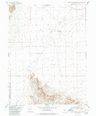 Dugway Proving Ground SW Utah Historical topographic map, 1:24000 scale, 7.5 X 7.5 Minute, Year 1954