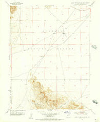 Dugway Proving Ground SW Utah Historical topographic map, 1:24000 scale, 7.5 X 7.5 Minute, Year 1954