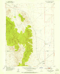 Dugway Range NE Utah Historical topographic map, 1:24000 scale, 7.5 X 7.5 Minute, Year 1953