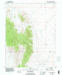 Dugway Range NE Utah Historical topographic map, 1:24000 scale, 7.5 X 7.5 Minute, Year 1993