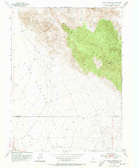 Dugway Range NW Utah Historical topographic map, 1:24000 scale, 7.5 X 7.5 Minute, Year 1953
