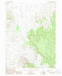 Dugway Range SW Utah Historical topographic map, 1:24000 scale, 7.5 X 7.5 Minute, Year 1988