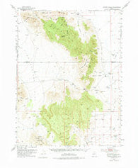 Dugway Range Utah Historical topographic map, 1:62500 scale, 15 X 15 Minute, Year 1953