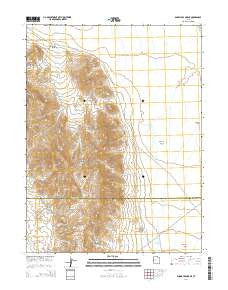 Dugway Range NE Utah Current topographic map, 1:24000 scale, 7.5 X 7.5 Minute, Year 2014