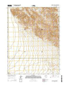Dugway Range NW Utah Current topographic map, 1:24000 scale, 7.5 X 7.5 Minute, Year 2014