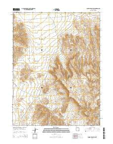 Dugway Range SW Utah Current topographic map, 1:24000 scale, 7.5 X 7.5 Minute, Year 2014