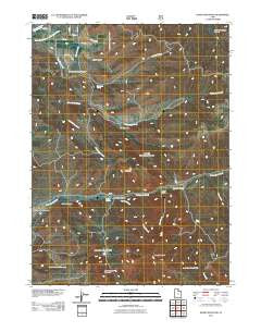 Durst Mountain Utah Historical topographic map, 1:24000 scale, 7.5 X 7.5 Minute, Year 2011