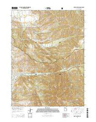 Durst Mountain Utah Current topographic map, 1:24000 scale, 7.5 X 7.5 Minute, Year 2014