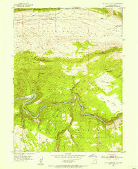 Dutch John Mtn Utah Historical topographic map, 1:24000 scale, 7.5 X 7.5 Minute, Year 1952