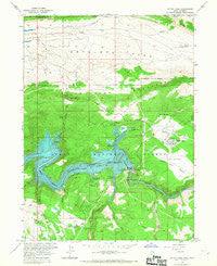 Dutch John Utah Historical topographic map, 1:24000 scale, 7.5 X 7.5 Minute, Year 1966