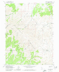Dutch Peak Utah Historical topographic map, 1:24000 scale, 7.5 X 7.5 Minute, Year 1963