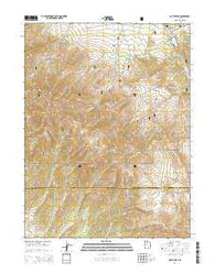 Dutch Peak Utah Current topographic map, 1:24000 scale, 7.5 X 7.5 Minute, Year 2014
