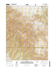 Dutch Peak Utah Current topographic map, 1:24000 scale, 7.5 X 7.5 Minute, Year 2014
