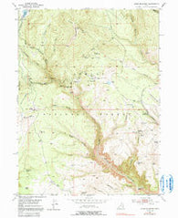 Dyer Mountain Utah Historical topographic map, 1:24000 scale, 7.5 X 7.5 Minute, Year 1950