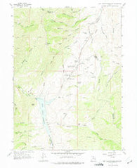 East Canyon Reservoir Utah Historical topographic map, 1:24000 scale, 7.5 X 7.5 Minute, Year 1961