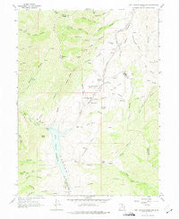 East Canyon Reservoir Utah Historical topographic map, 1:24000 scale, 7.5 X 7.5 Minute, Year 1961