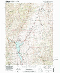 East Canyon Reservoir Utah Historical topographic map, 1:24000 scale, 7.5 X 7.5 Minute, Year 1997